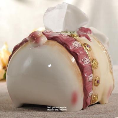 HỘP ĐỰNG GIẤY ĂN HỌA TIẾT HEO SỨ